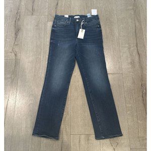 NEW Good American Women’s Straight Leg Jeans Indigo Size 6/28
